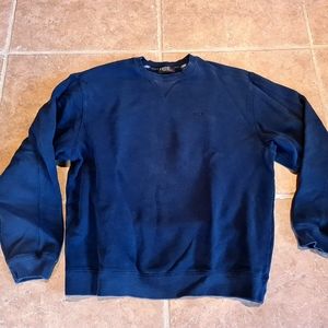 IZOD PerformX Navy Blue Sweater Sweatshirt Size L